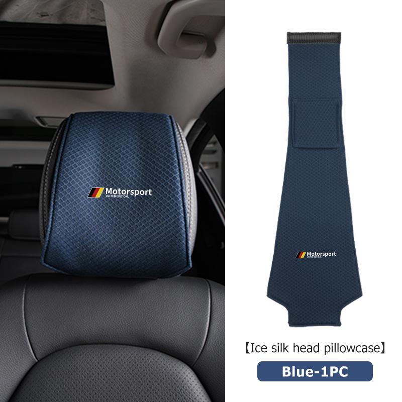 Car Seat Headrest Cover Cushion Neck Pillow Protector Pad For BMW E30 E34 E36 E39 E46 E52 E53 E60 E61 E62 E70 E71 E83