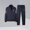 Mens Casual Sportswear Set Long Sleeve Jacket Pants Lightweight Comfortable Fitness Outfit