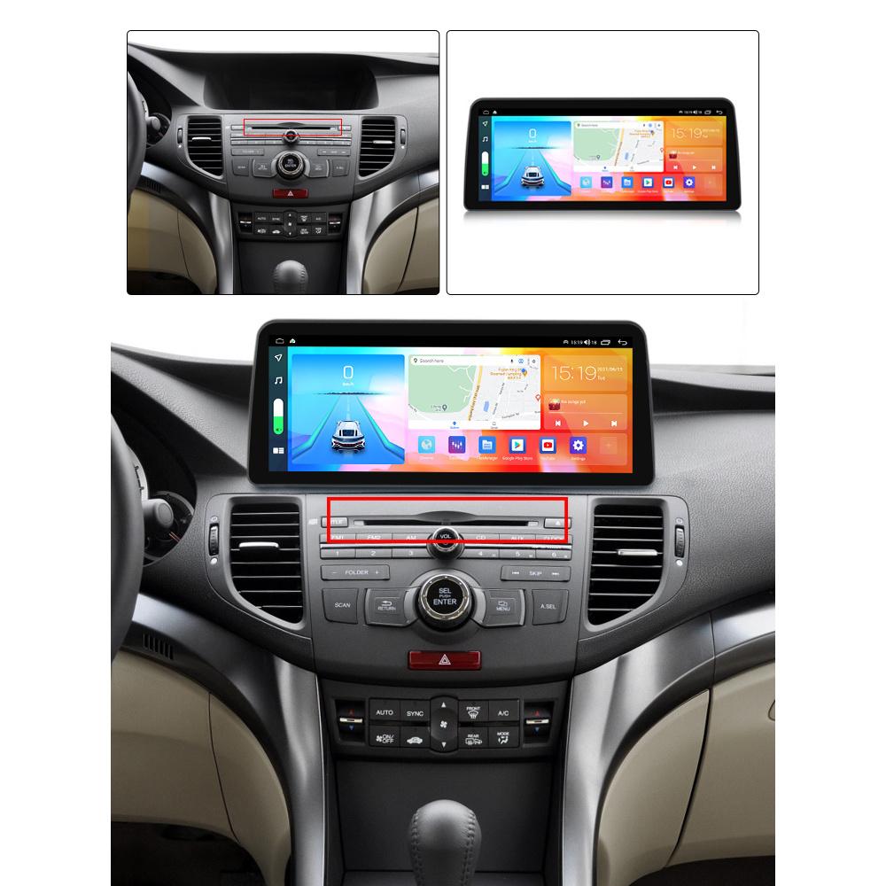 12.3" Android 10 Car Stereo Radio GPS 2+32G DSP For Low Configuration Acura TSX