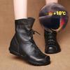 Fashion Women Shoes Retro Original Leather Short Boots Warm Leather Boots Autumn and Winter New Ankle Boots Women Boots Botas De Mujer