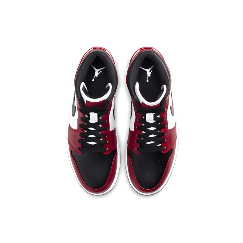 New JORDAN 1 Mid Chicago Toe 554724-069