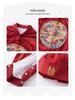 Baby Boy Chinese Style Festive Romper - Spring/Autumn Full Moon Outfit #5663