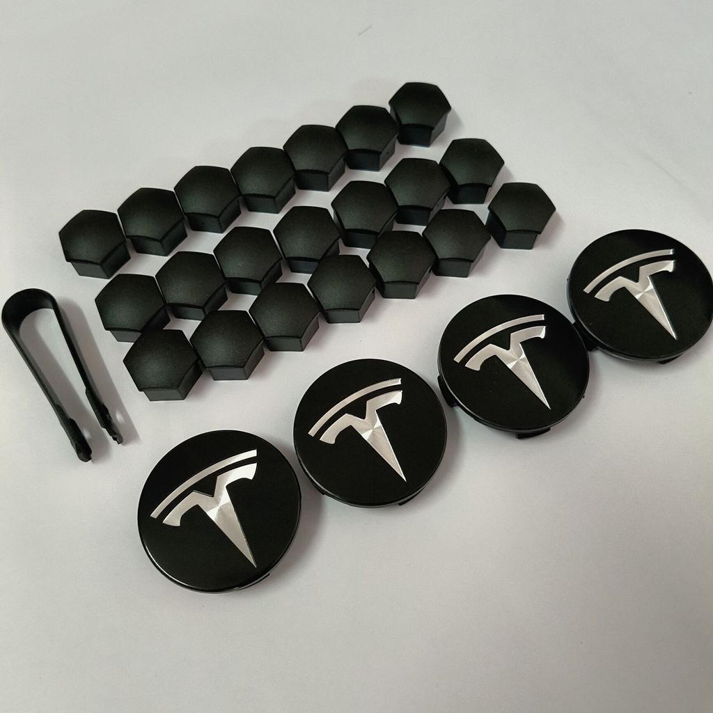 4pcs 29PCS 56mm Wheel Hub Center Caps For Tesla Model 3 Model Y Juniper Cover Hubcaps for Tesla Model Y X S 2023 Car Accessories