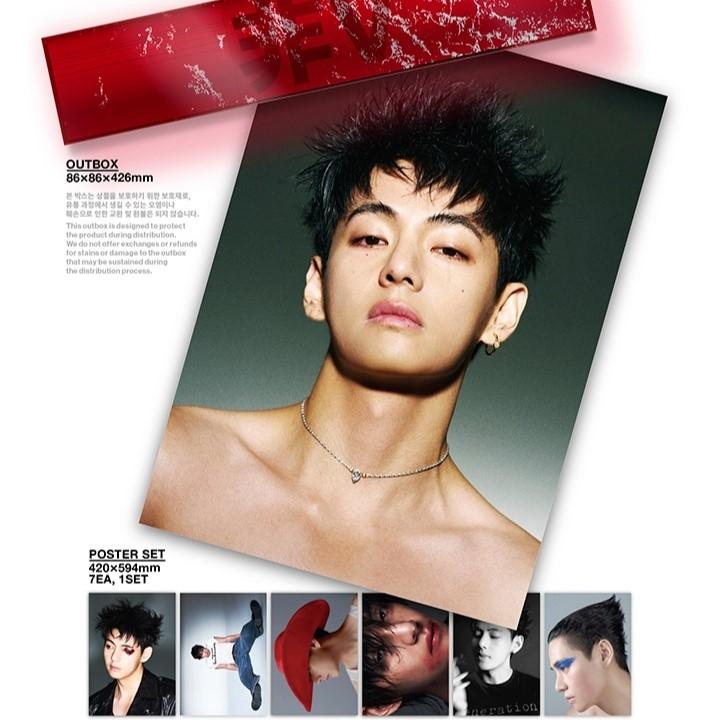 PROTI (BTS) – V TYPE Oficiální fotokniha a sada plakátů