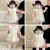 Baby Girl Summer Princess Dress 1 Year Old Toddler Sleeveless Party Gown Cute Floral Sundress for Little Girls