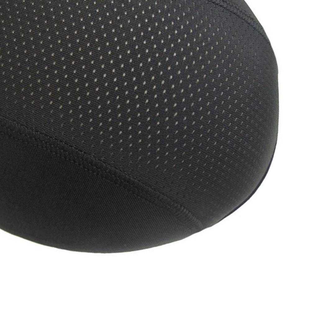 Helmet Lined Cap Breathable Sweat Absorbing Stretchy Unisex Motorcycle Helmet Liner for Cycling Running Black