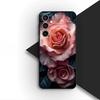Cover Red Rose Flower Elegant Bloom Pink Peony Phone Case for Samsung Galaxy S25 S24 S23 FE Ultra Plus S7 Edge S25+ S23+ A56 5G
