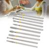 10Pcs Nail Drill Bits Milling Burr Grinder Multi Shape Removal Polishing Manicure Tools