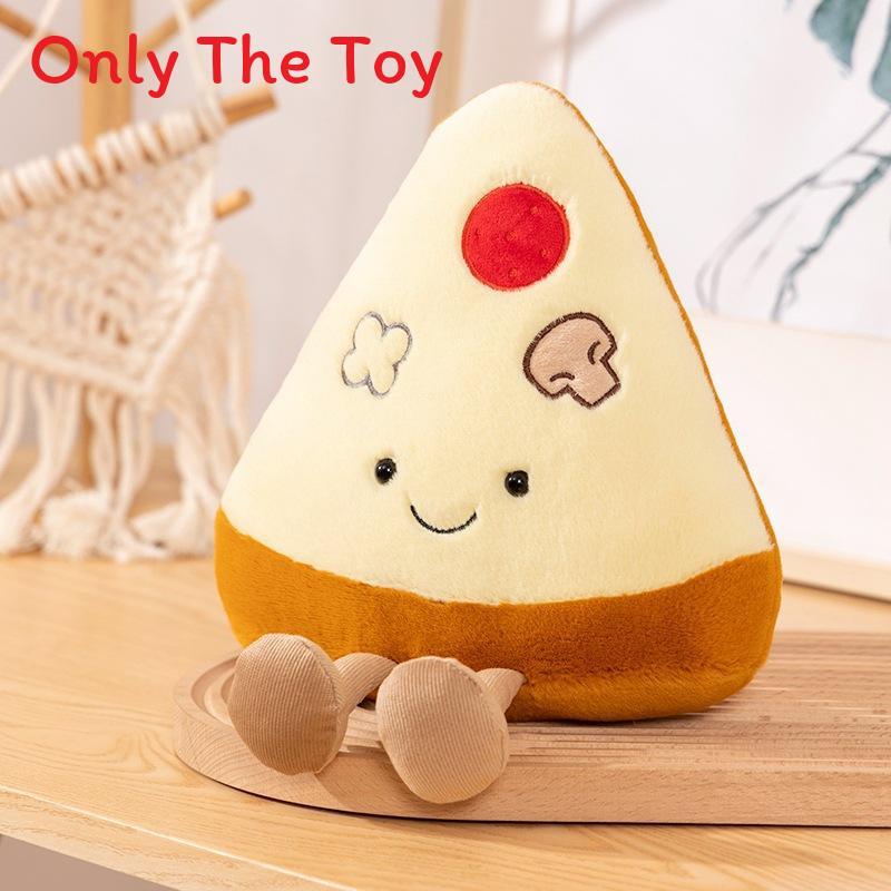 Plush Sandwich Toy Pizza Hamburger Decorative Pendant For Kids And Collectors Pizza