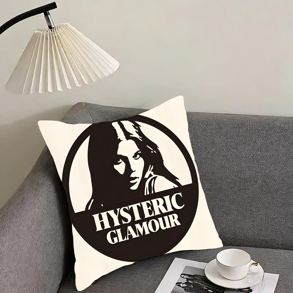 HHysteric GlamourR Brand Cushion Cover Pillowcase Ultra Soft Skin Friendly Fabric Cloud Like Comfort Concealed Zipper