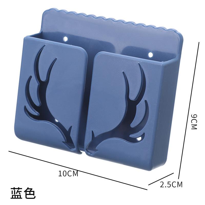 1PC Cutie de depozitare montată pe perete Cutie de depozitare cu telecomandă Aer condiționat cu telecomandă TV Cutie de depozitare Suport telefon Organizare