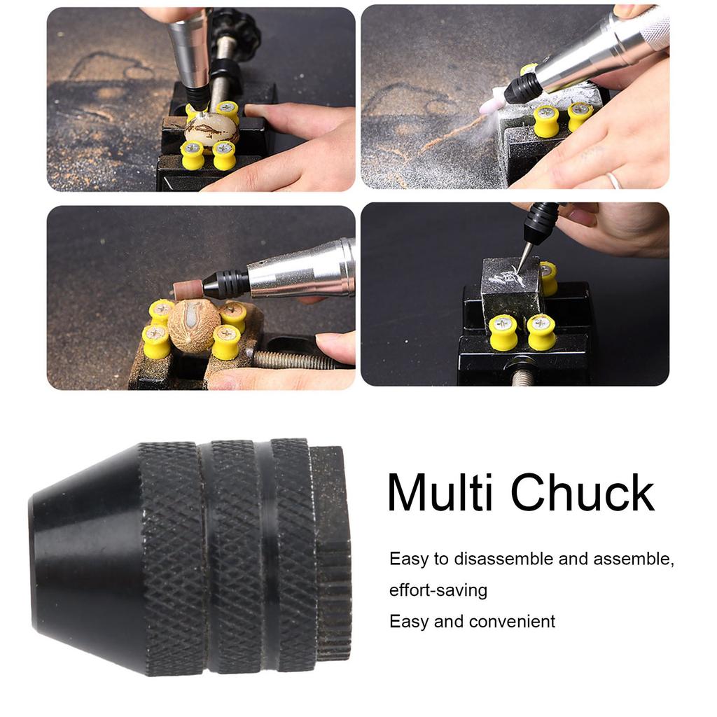 Multi Chuck Carbon Steel Fast Change Adapter Collet for Grinder Ratary Accessories