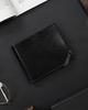 Men's Horizontal Wallet with Silver Accent, Natural Grain Leather - Rovicky