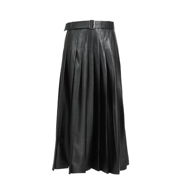 VEROMODA Women's A-line Midi Skirt with Belt