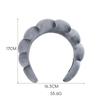 1PC Cloud Face Wash Sponge Hair Band Hair Ornament Velvet Rhinestone Premium Female High Head Top Fried Dough Twists Headband