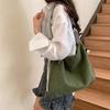 Large Capacity Cloth Women's Bag Autumn Women's Portable Tote Bag Trendy Urban Simple Commuter Shoulder Bag Simple and Versatile