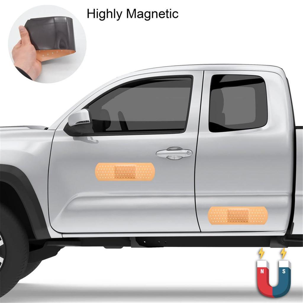 Jeproer Band Aid Decals, Band Aid Stickers - 4 Magnetic Decals, Funny Decals, Waterproof