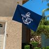 1pc Sailboat and Yacht Decorative Side Flag | Durable Polyester with Buckle, Ideal Gift for Sailing Enthusiasts and Mariners, Color of Buckle May Vary