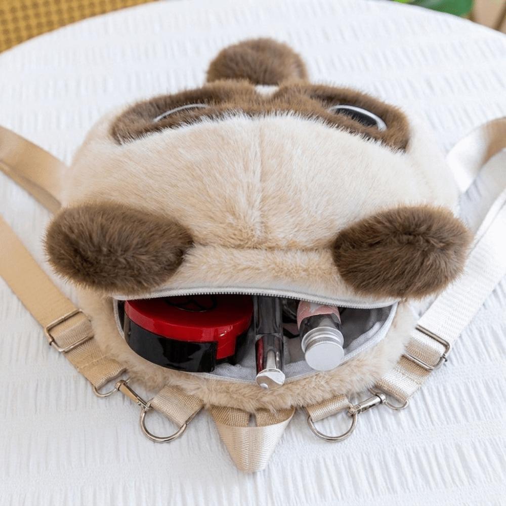 Cartoon Plush Doll Backpack Detachable Strap Shoulder Bag New School Bags  Gifts