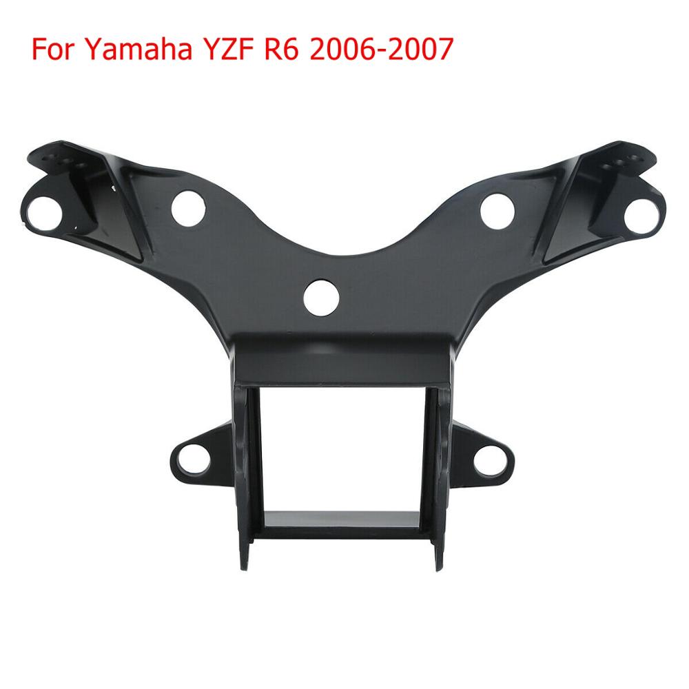 Motorcycle Aluminum Black Front Headlight Fairing Bracket For Yamaha R1 2002-2014 R6 1999-2016 Honda CBR600RR 1000RR 2003-2006