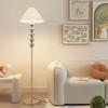 UOSU Vintage Pleated Floor Lamp