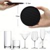 6pcs/set Round Silicone Coasters Desktop Water Cup Anti Scalding And Heat-Insulating Mat Non-Slip Tea Cup Protector Pad