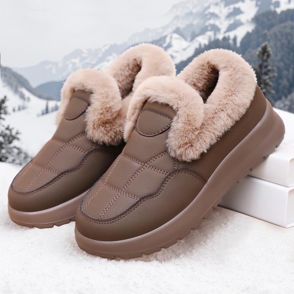 Shoes Women's Shoes New Cotton Boots Winter Velvet Thickened Cotton Shoes Warm One Pedal Fashion Casual Snow Boots
