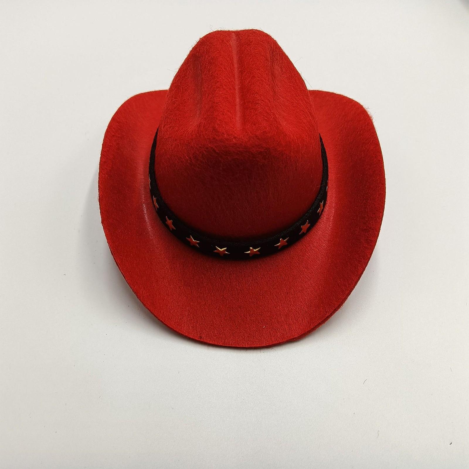 

Ковбойская шляпа для домашних собак, кошек, ковбойская одежда, регулируемая шляпа для щенков, подходит для маленьких собак и кошек, украшения для дня рождения, фотосессии M красный