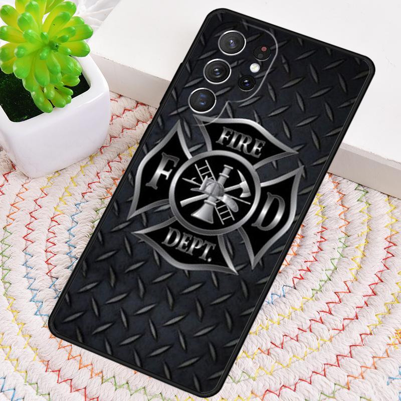 Fire Fireman Firefighter Phone Case for Samsung Galaxy Note 10 Pro S26 Ultra S23 S24 FE S25 S21 S22 PLUS Shockproof Cove