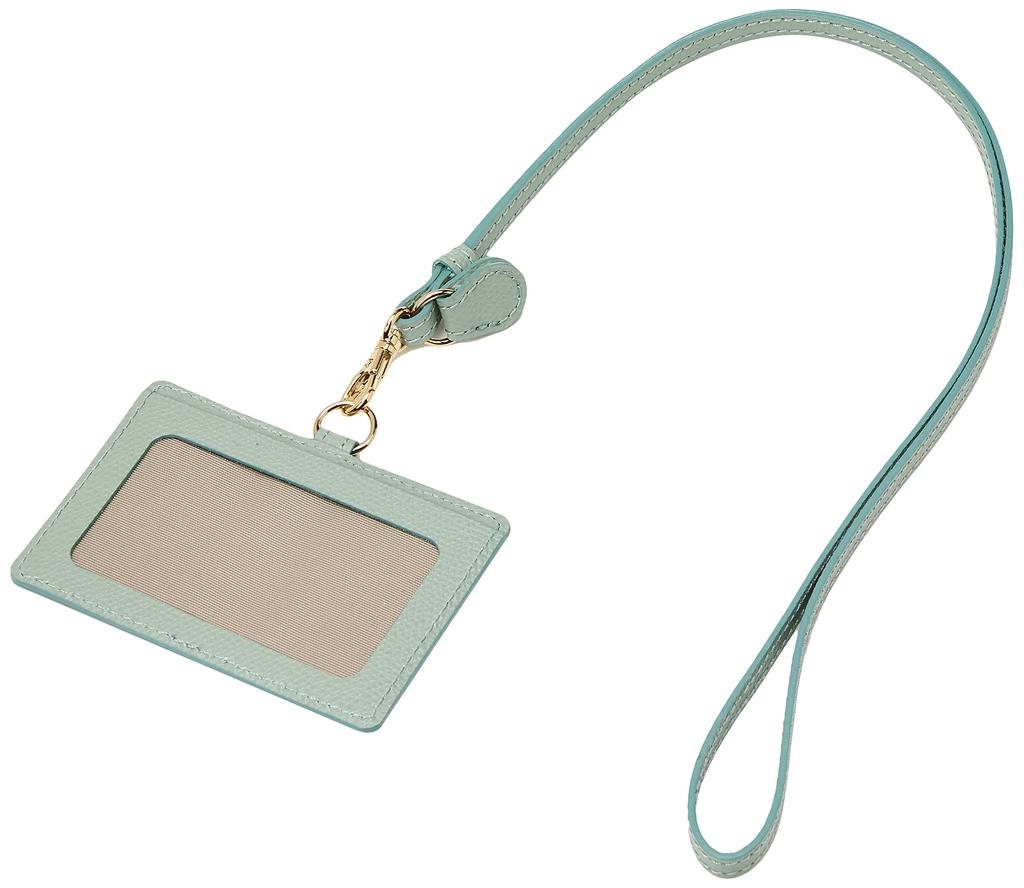 ID Square Texture Embossed ID COLORATO 511140028700 Green Gray [Topkapi] Case, Case, Women's