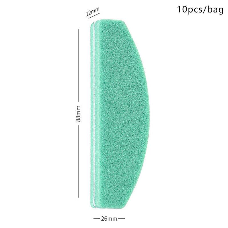 10Pcs Nail Buffer Mini Block File 180/100 Grit Buffs Manicure Accessor!QU