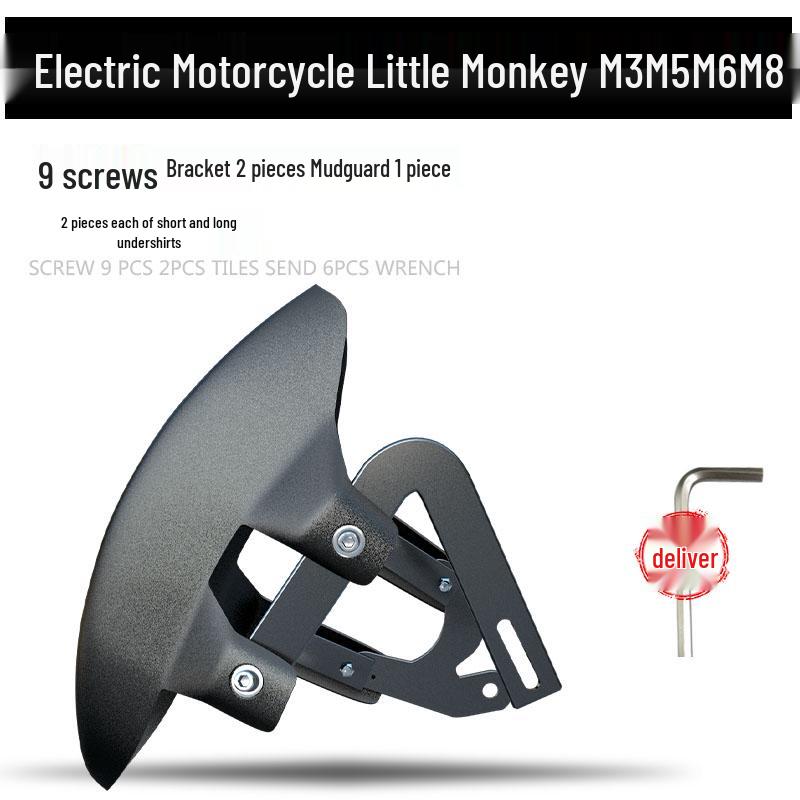 Garde-boue arrière universel pour Chunfeng Bobo Petit Singe Feizhi 250 Moto Électrique