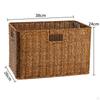 Hand Basket Built in Handles PP Material Organizing for Living Room, Outdoors