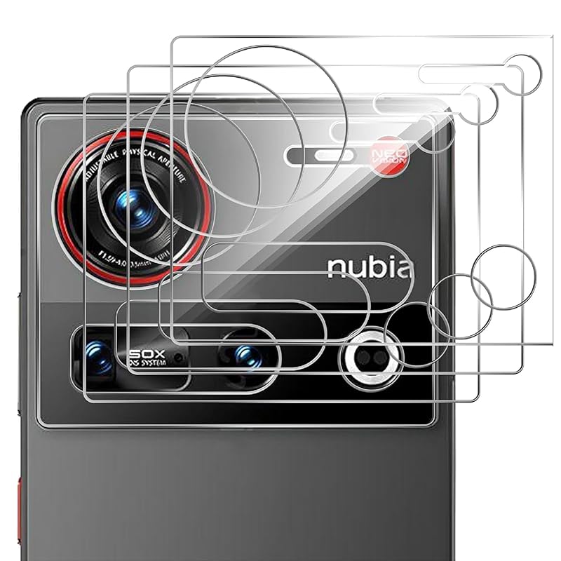 

Gosento For ZTE Nubia Z70 Ultra Camera film [3 pieces] ZTE glass film Round edge processing High transmittance 2.5D Hardness 9H lens protection film