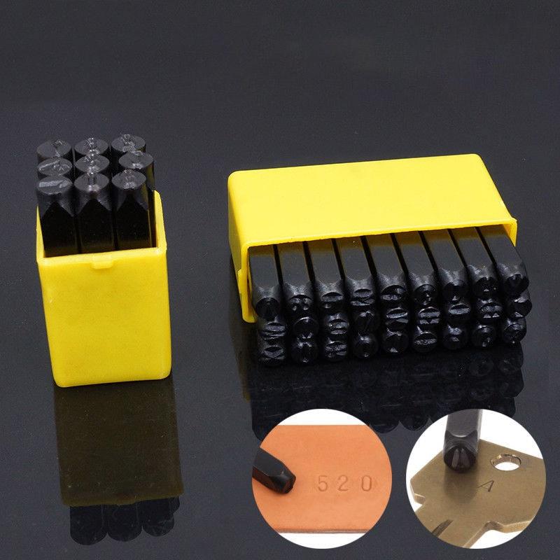 Premium Quality Alphabet And Number Stamps Craft Set For Metal And Leather Projects