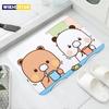 1Pc Bubu and Dudu Cute Cartoon Welcome Mat Entrance Doormat Balcony Bathroom Floor Mats Non-slip Rug Bedroom Carpet Home Decor