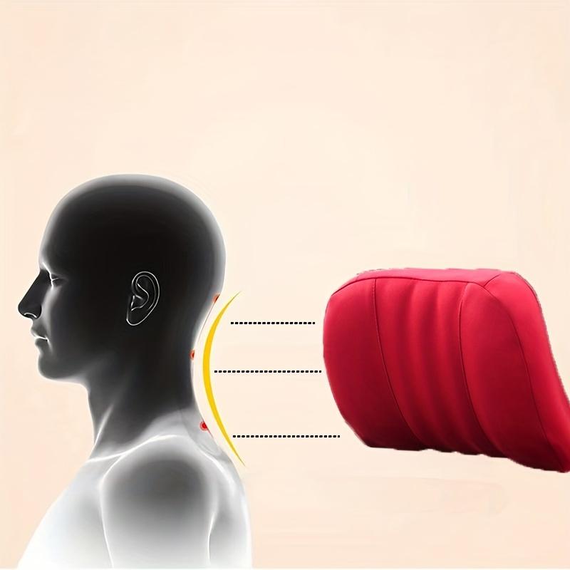 1Pc Breathable Car Headrest - Four - Seasons Universal, Zip - Detachable Memory Foam Pillow