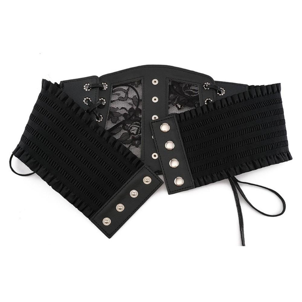 Retro Style Lace Belts Tie Rope Corset Belts Punk Fashion Girdle Belts  Women