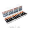 SANWA SUPPLY Battery Case and AAA Large (AA Compatible, Capacity, Clear) DG-BT6C