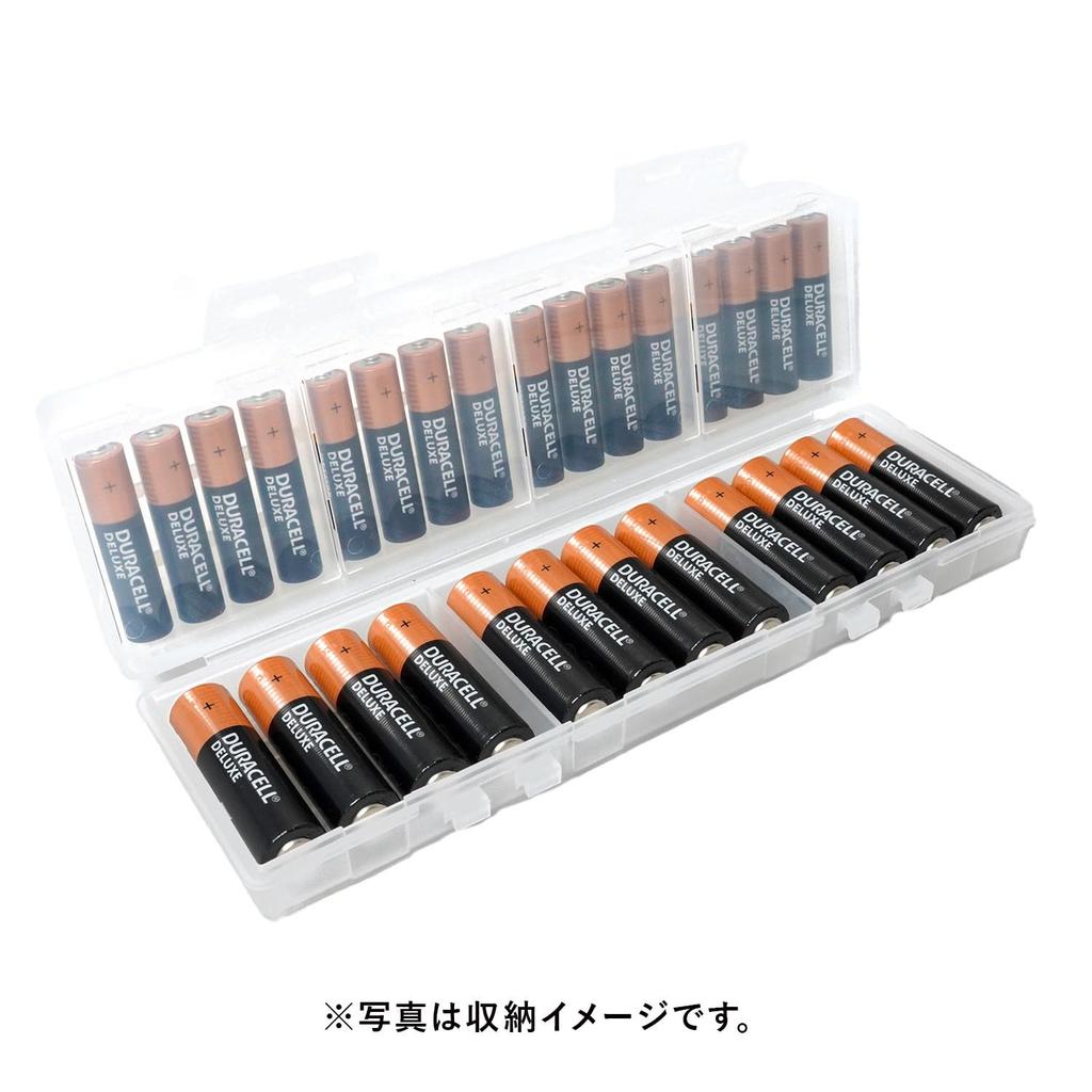 SANWA SUPPLY Battery Case and AAA Large (AA Compatible, Capacity, Clear) DG-BT6C