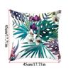 Sofa Car Pillowcase Home Decor Tropical Palm Tree Green Cushion Cover Decorative