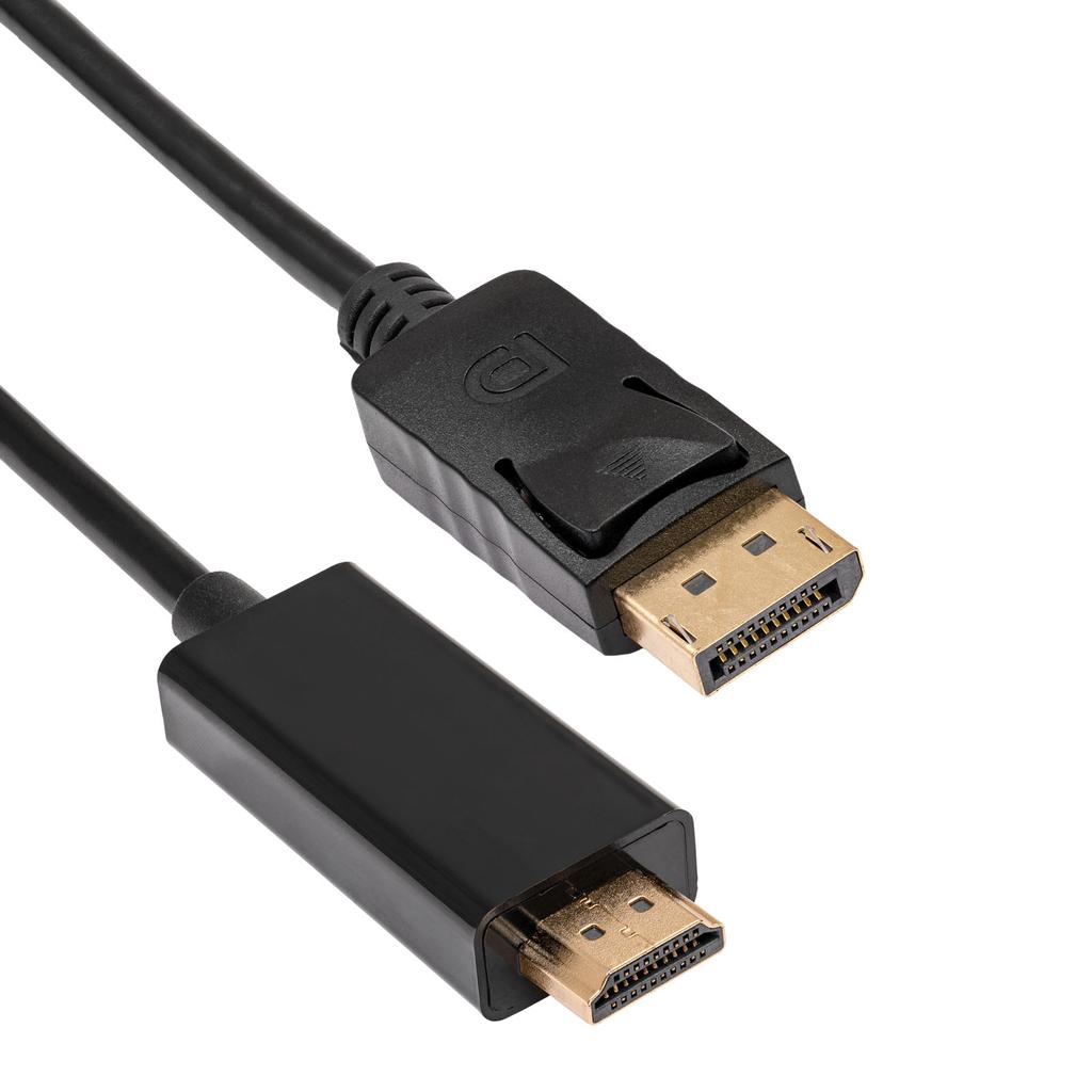 Akyga Ak-Av-05 Display Port Hdmi 2.0 Cable For Pc Monitor 4K Audio Video 1.8M