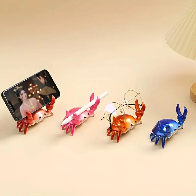 Lifting Crab Pen Holder, Cute Novelty Desk Organizer, Funny Weightlifting Crab Pen Stand, Unique Office Decor, Stationery Gift