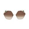 Ladies Gold Tone Geometric Sunglasses 0bv6160 20148g