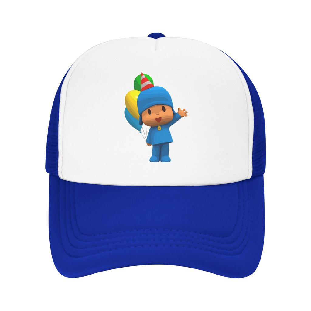 Pocoyoed  Friends Super Hero Friends  Trucker Caps Mesh Baseball Cap Snapback Caps Hat Trucker Hat Breathable Fishing Hat Summer