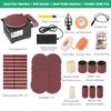 3-In-1 Small Electric Sanding Machine Household DIY High Speed Orbital Sander Portable Desktop Sharpening Tool