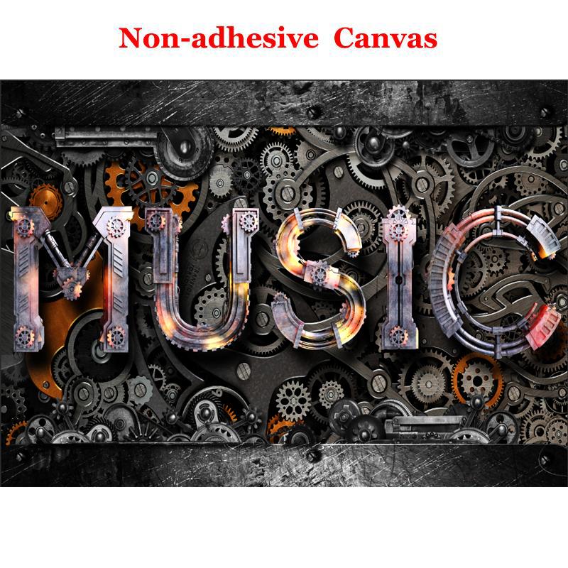 

Custom Photo Mural 3D Retro Nostalgia Metal Gear MUSIC Restaurant Bar KTV Poster Decoration Wall Painting Living Room Wallpaper 300cm (W) x 200cm (H)