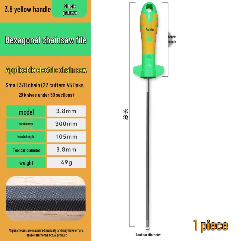 Sechskant Kettensägenkettenschleife Werkzeug - Handgeführter Sägezahnschärfer