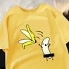 2026 New Summer Unisexs Tshirt  100 Cotton Instantprint Banana Pattern Loosefit Versatile Casual And Comfortable
