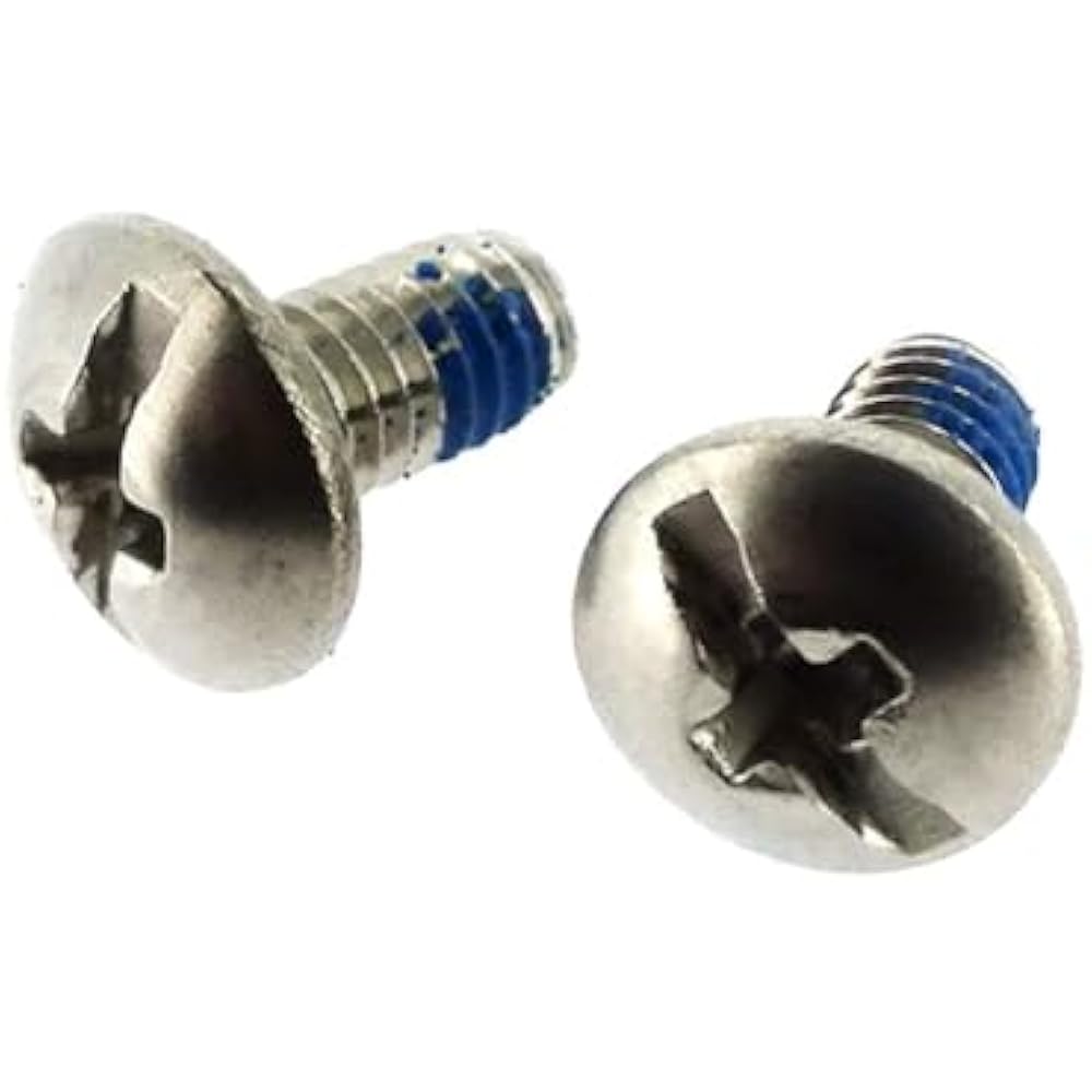 2 Genuine Shimano A Knob Screws 103E9 with Screw Fastener, Daiwa S Knob, Shared, M2.6-0.45P, Stel...